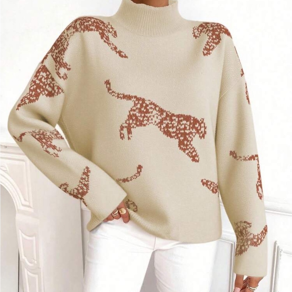 SHEIN cheetah sweater - Picture 6 of 6